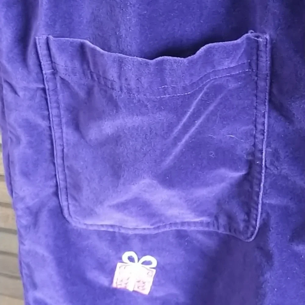 Vintage Quacker FactoryJumper Dress Tunic Size large Purple Presents Gifts - Picture 8 of 10